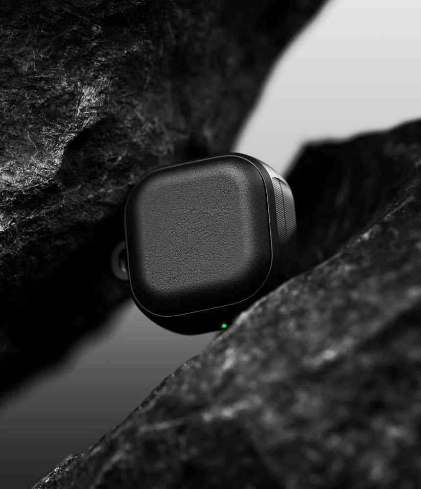Dėklas Ringke Onyx Magnetic MagSafe Samsung Galaxy Buds 4 / 4 Pro juodos spalvos