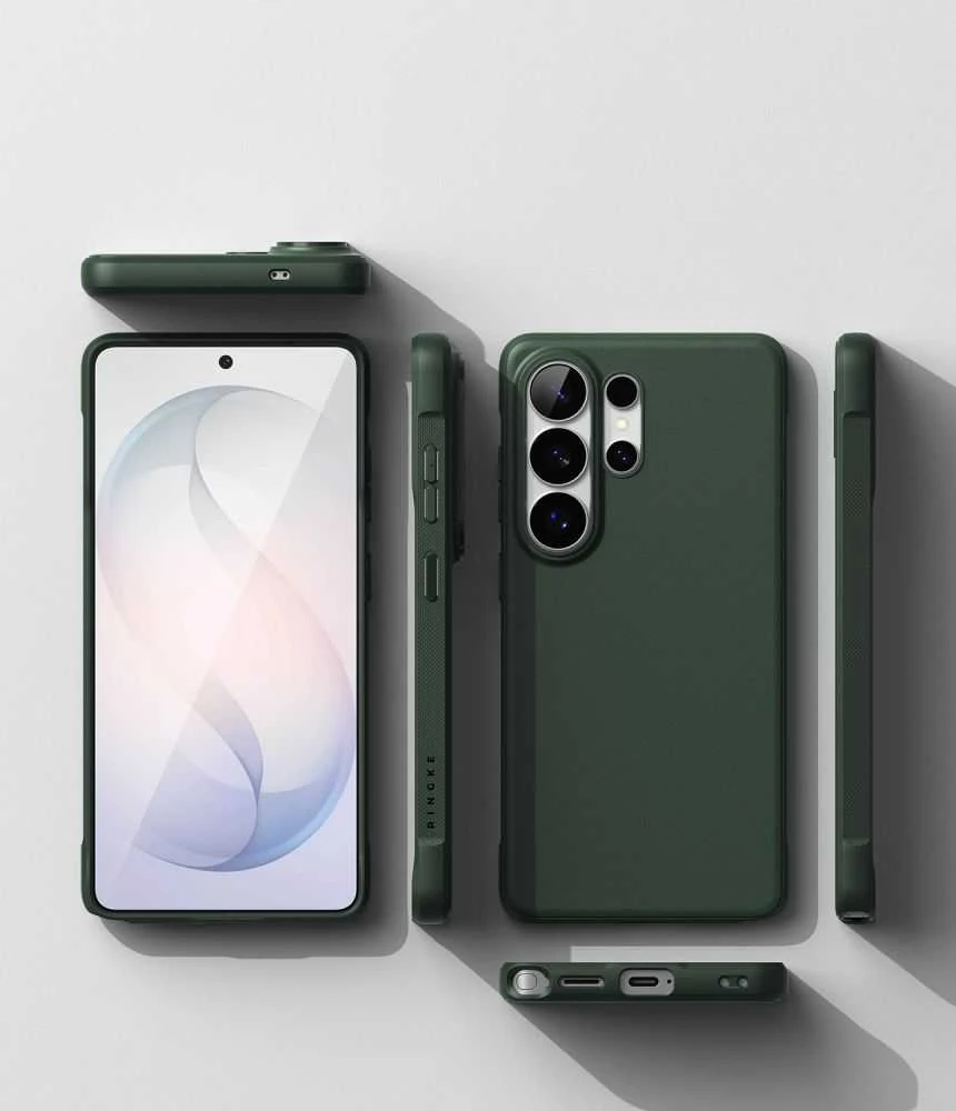 Dėklas Ringke Onyx Samsung Galaxy S26 Ultra tamsiai žalios spalvos