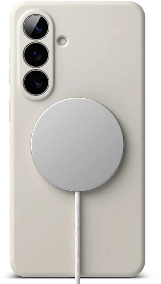 Dėklas „Ringke“ silikoninis magnetinis „MagSafe“ „Samsung Galaxy S26+ Plus“ akmuo