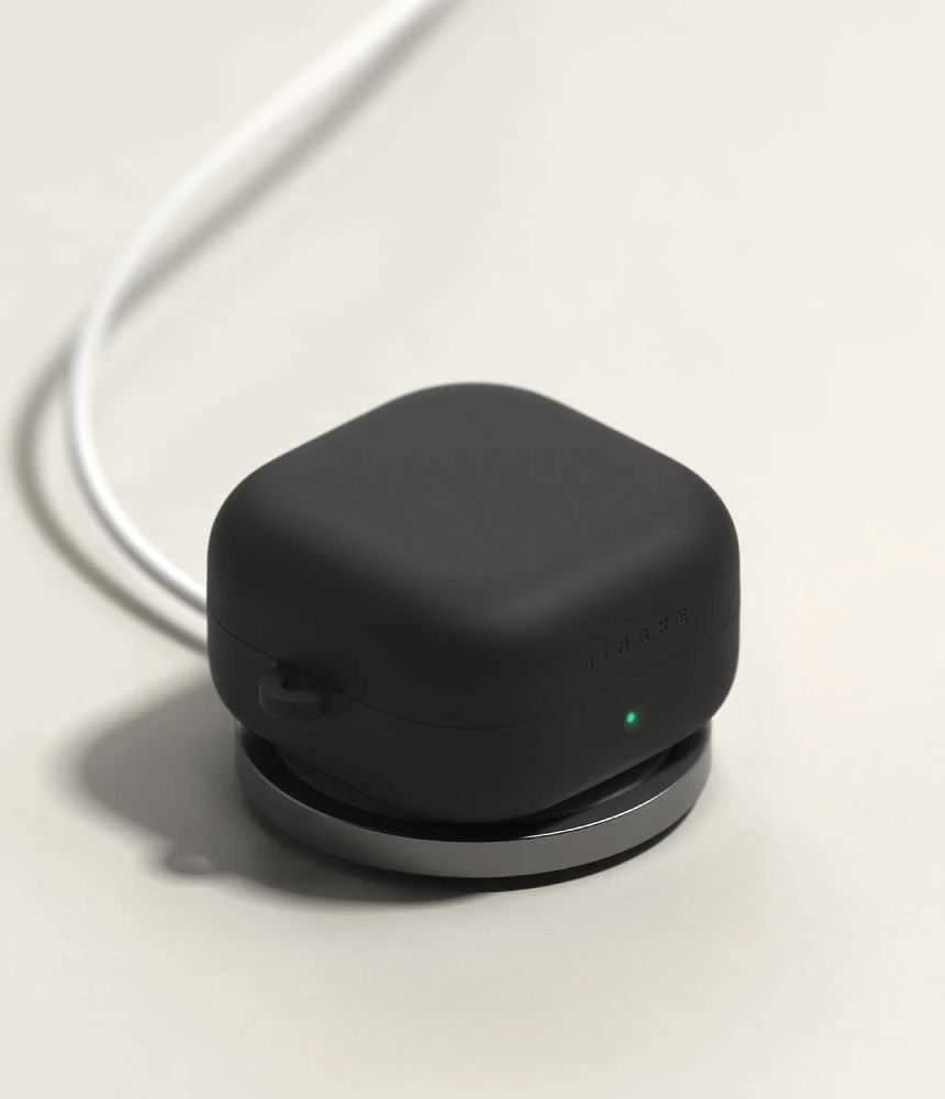 Dėklas Ringke Silicone Samsung Galaxy Buds 4 / 4 Pro juodos spalvos