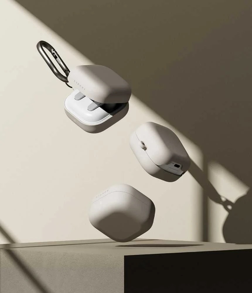 Dėklas „Ringke“ silikoninės „Samsung Galaxy Buds 4 / 4 Pro“ ausinės, akmuo
