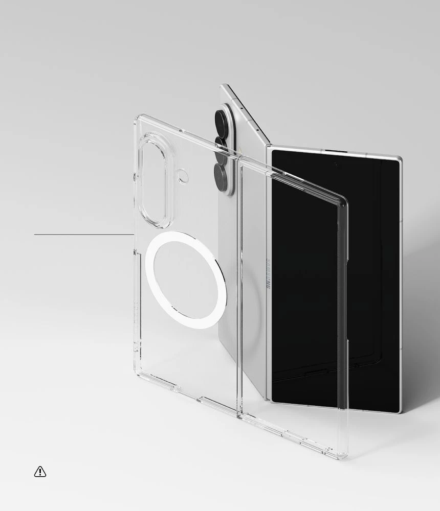 Dėklas RINGKE SLIM MAGNETIC MAGSAFE GALAXY Z FOLD 8 ULTRA CLEAR