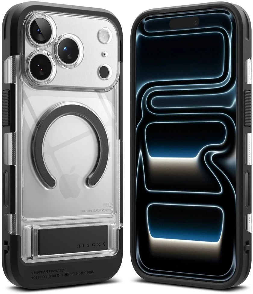 Dėklas Ringke UX Magnetic Case for iPhone 18 Pro / 17 Pro - Transparent