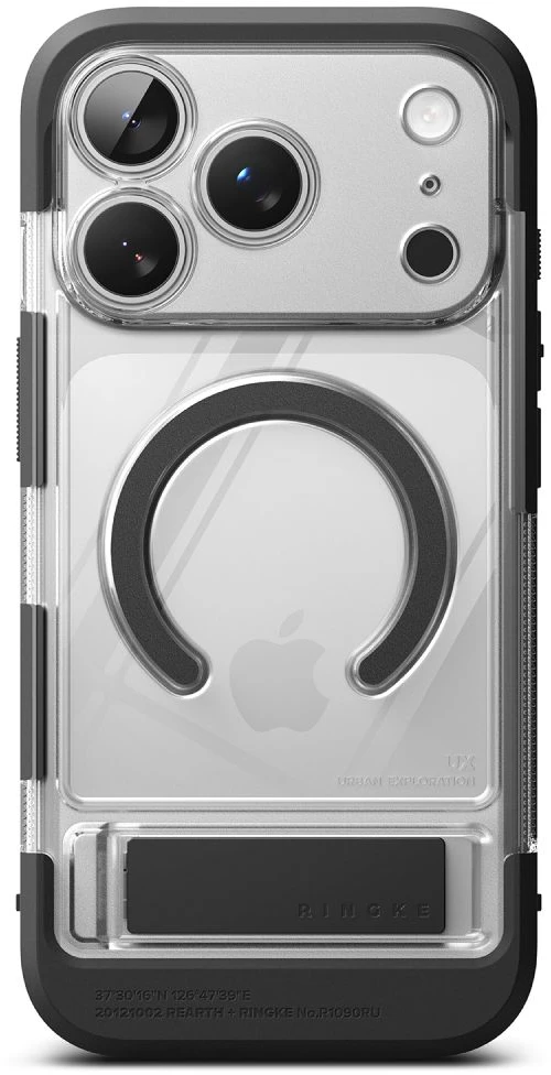 Dėklas Ringke UX Magnetic Case for iPhone 18 Pro / 17 Pro - Transparent