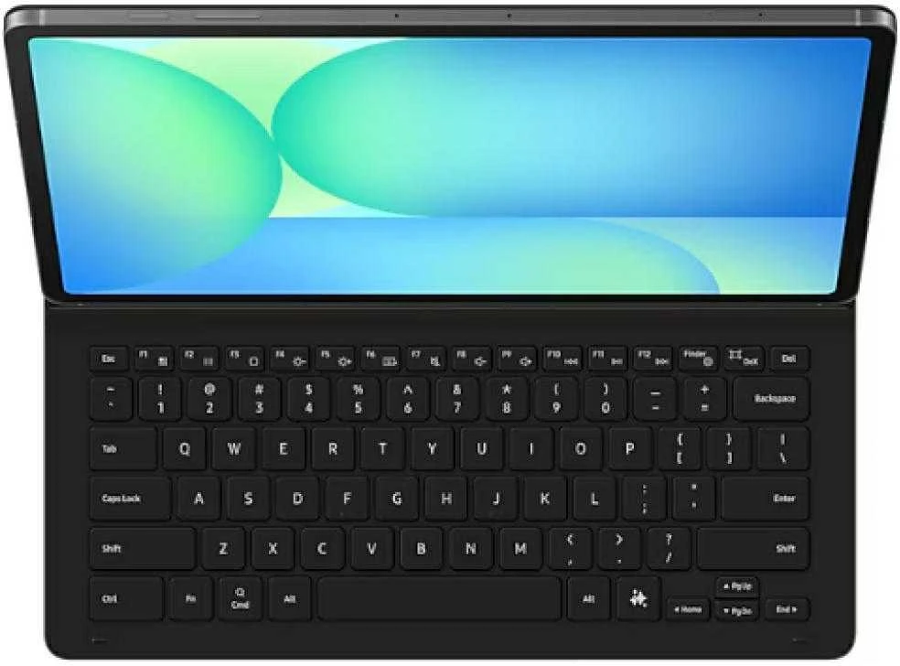 Samsung Galaxy Tab S10 FE+ Book Cover Keyboard Slim AI Key Juodas