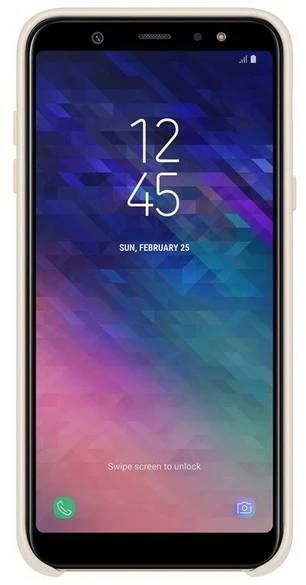 Samsung Galaxy A6+ (2018) dėklas Dual Layer (Auksinis) PA605CFE 