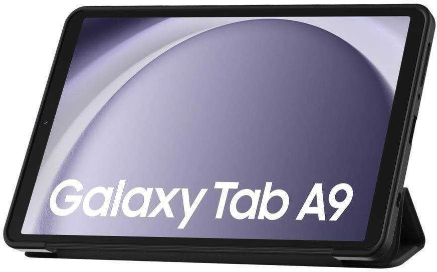 Dėklas Tech-Protect SmartCase, skirtas Samsung Galaxy Tab A9 8.7" X110 / X115, Juodos spalvos