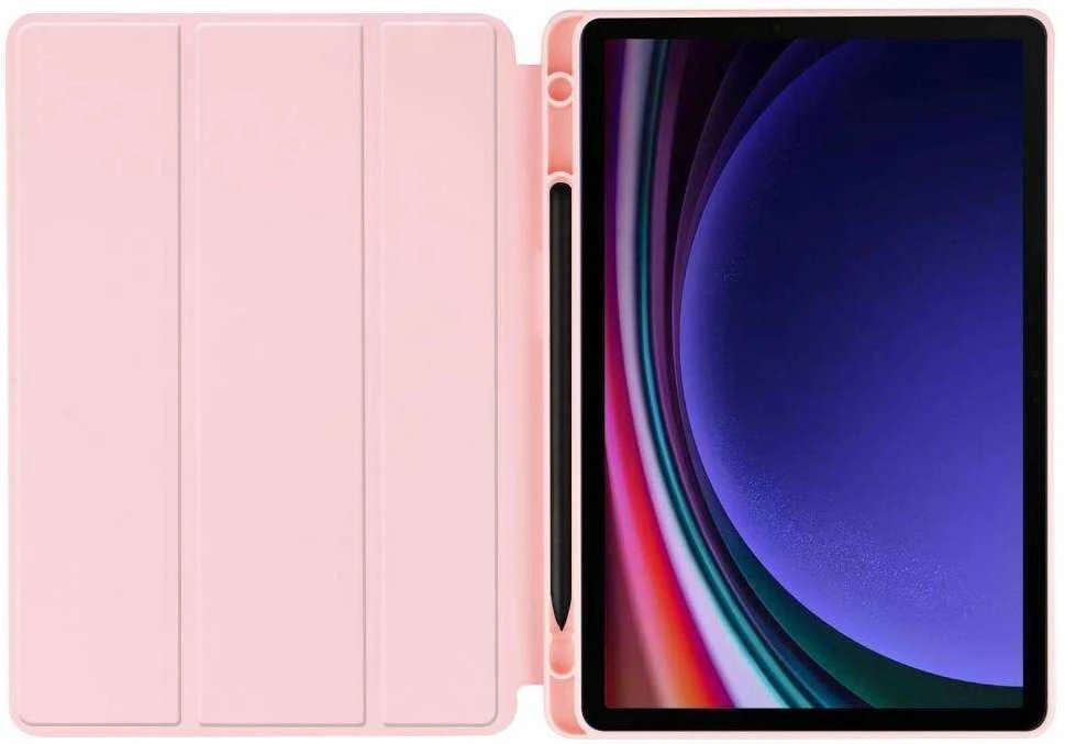 Dėklas Samsung Galaxy Tab S9 FE 10.9 Tech-Protect SC Pen rožinės spalvos