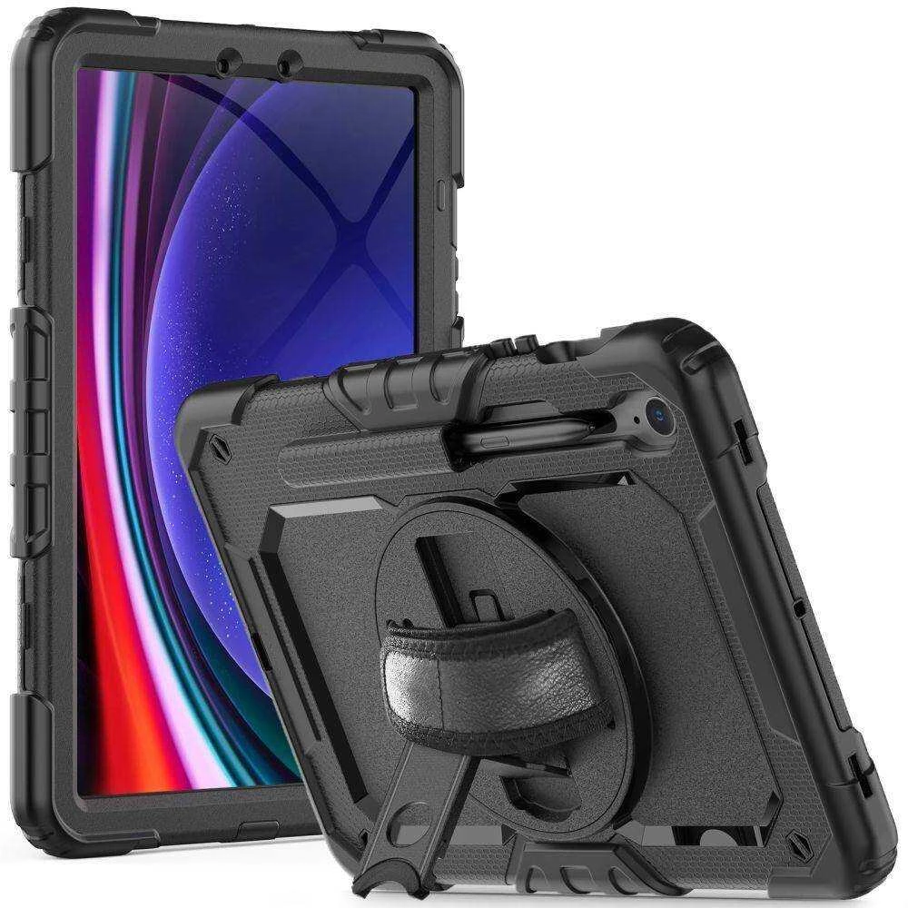 Dėklas Samsung Galaxy Tab S9 FE 10.9 Tech-Protect Solid360 juodos spalvos