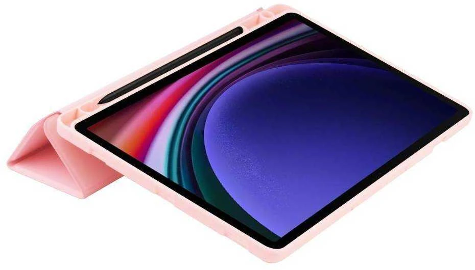Dėklas Samsung Galaxy Tab S9 FE 10.9 Tech-Protect SC Pen rožinės spalvos