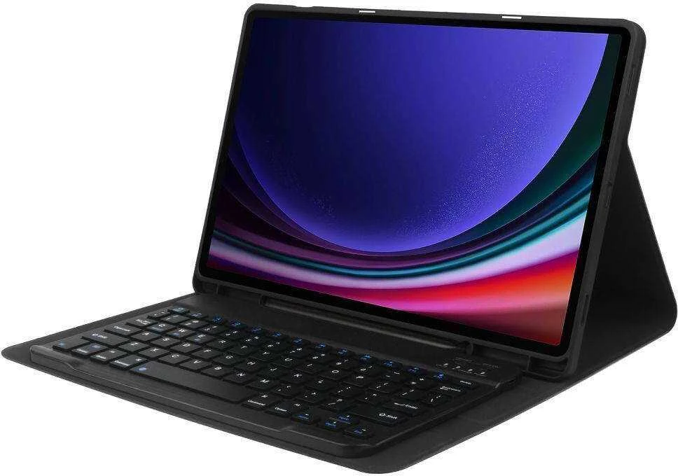 Dėklas Samsung Galaxy Tab S9+ FE 12.4 Tech-Protect SC Pen + Klaviatūra juodos spalvos
