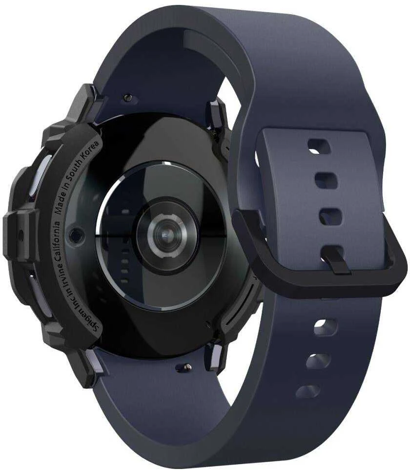 „Spigen Rugged Armor“ dėklas, skirtas „Samsung Galaxy Watch 7“ 44 mm (matinis juodas)