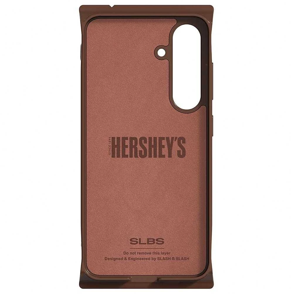Dėklas Samsung Hershey`s Milk Chocolate Snack skirtas Galaxy S25 rudos spalvos
