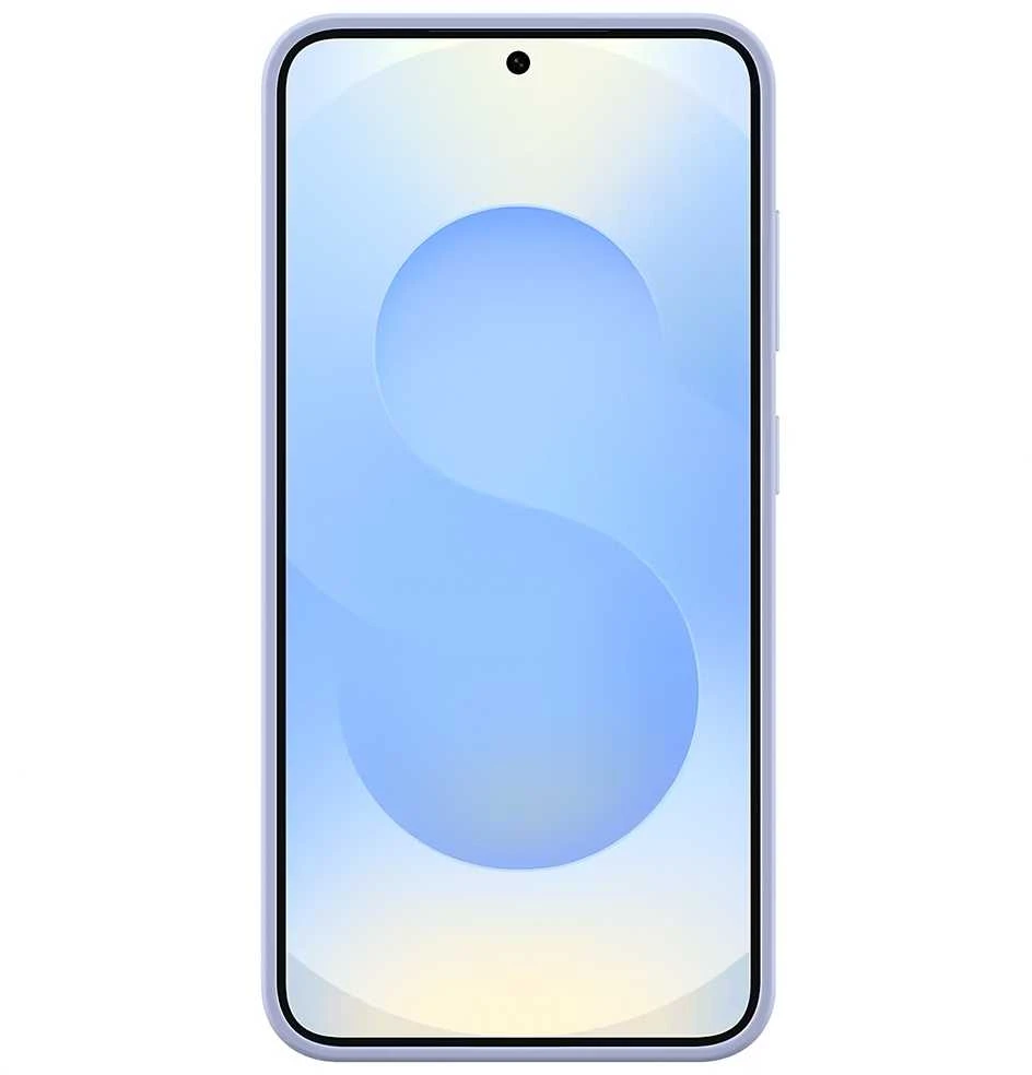 Samsung Galaxy S25 silikoninis dėklas su šviesa Mėlyna