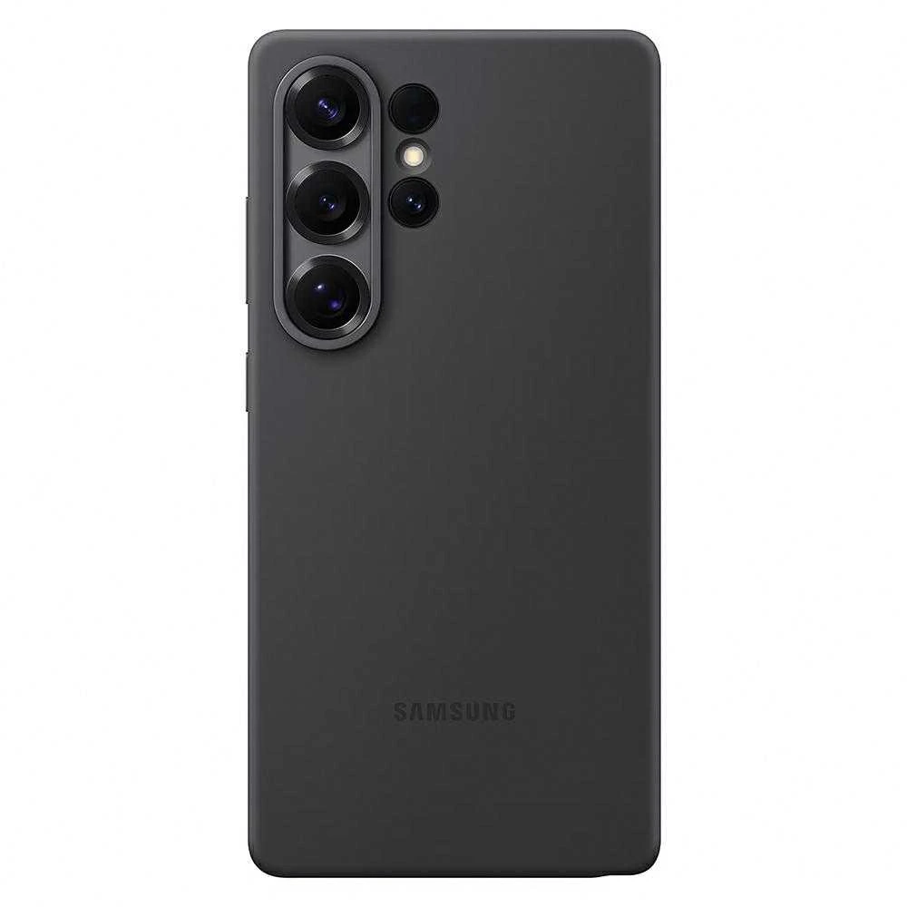 PS938CBEGWW Silikoninis dėklas Samsung Galaxy S25 Ultra, Juodas
