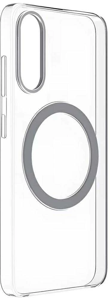 112803 Dėklas Samsung skaidrus Magnet Dėklas Galaxy S25 Edge skaidrus