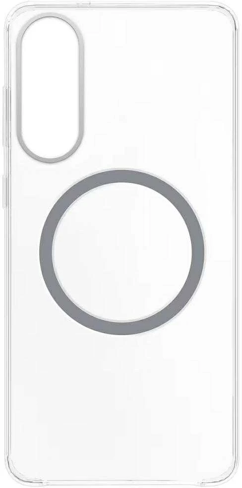 112803 Dėklas Samsung skaidrus Magnet Dėklas Galaxy S25 Edge skaidrus
