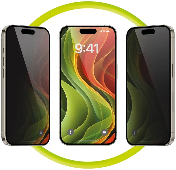 Ekrano apsauginės plėvelės Mobile Origin EasyGlass Privacy su aplikatoriumi iPhone 18 Pro Max