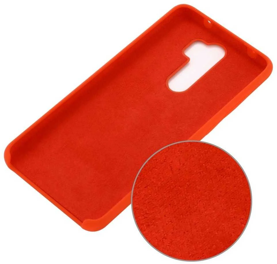 113239 dėklas silikoninis XIAOMI MI NOTE 10 Raudonas