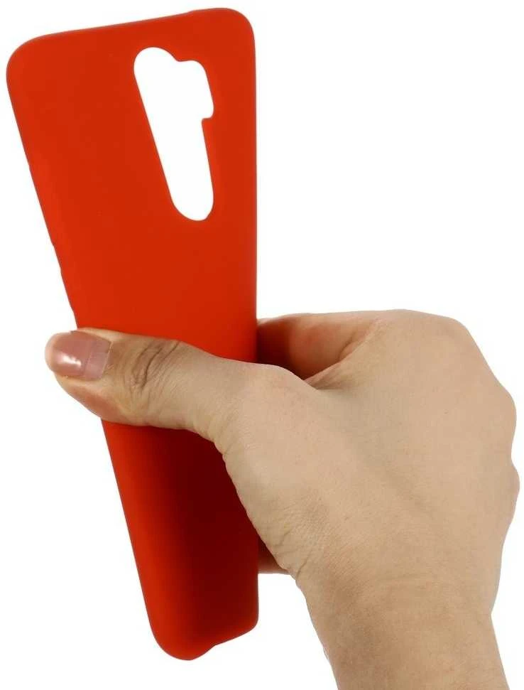 113239 dėklas silikoninis XIAOMI MI NOTE 10 Raudonas