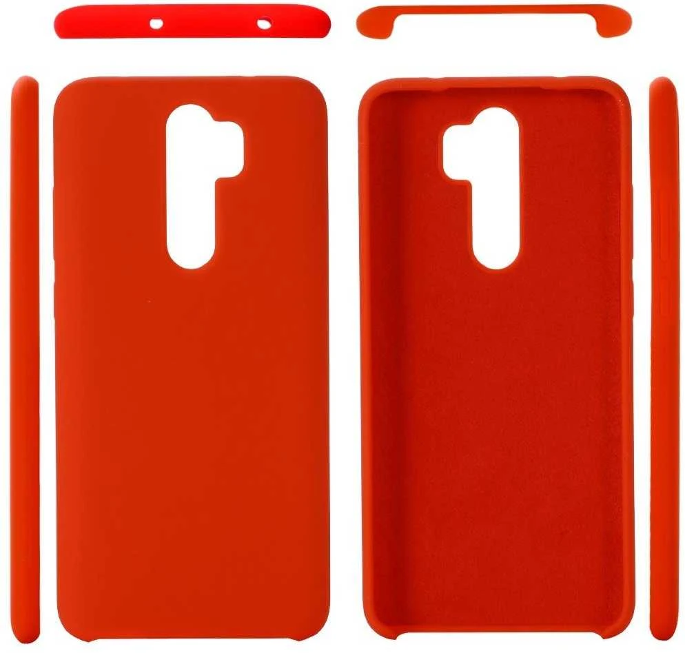 113239 dėklas silikoninis XIAOMI MI NOTE 10 Raudonas