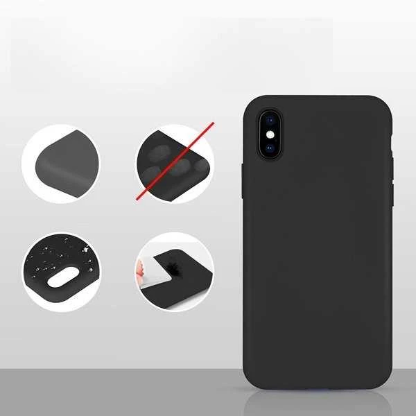 dėklas silikoninis XIAOMI REDMI 8A juodos spalvos