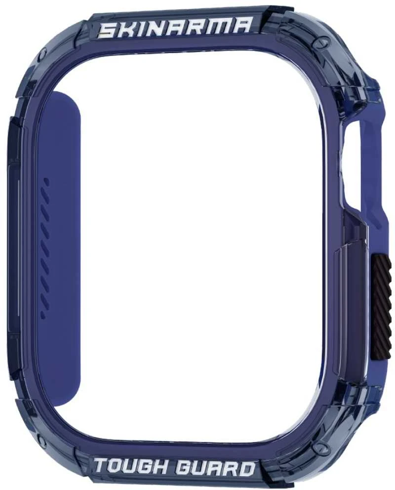Dėklas Skinarma Atom skirtas Apple Watch 46mm mėlynos spalvos
