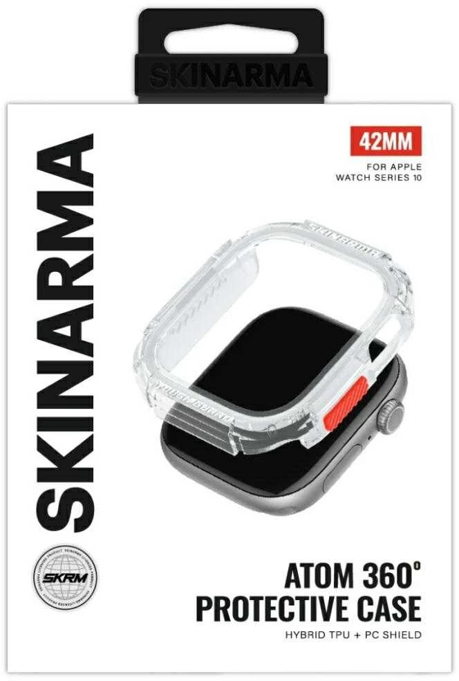 Dėklas Skinarma Atom skirtas Apple Watch 42mm frost