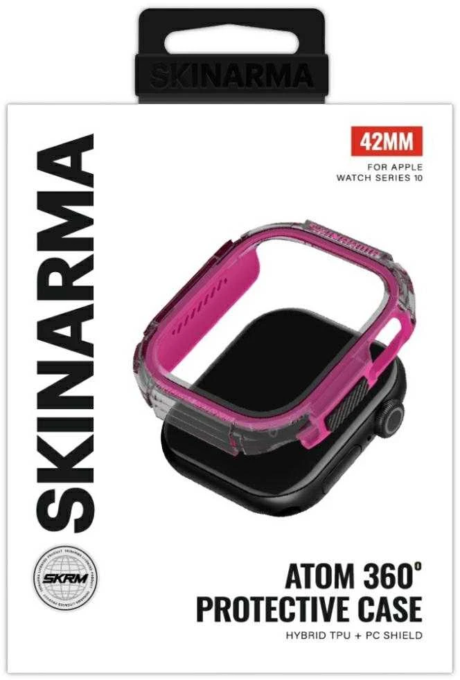 Dėklas Skinarma Atom skirtas Apple Watch 42mm midnight
