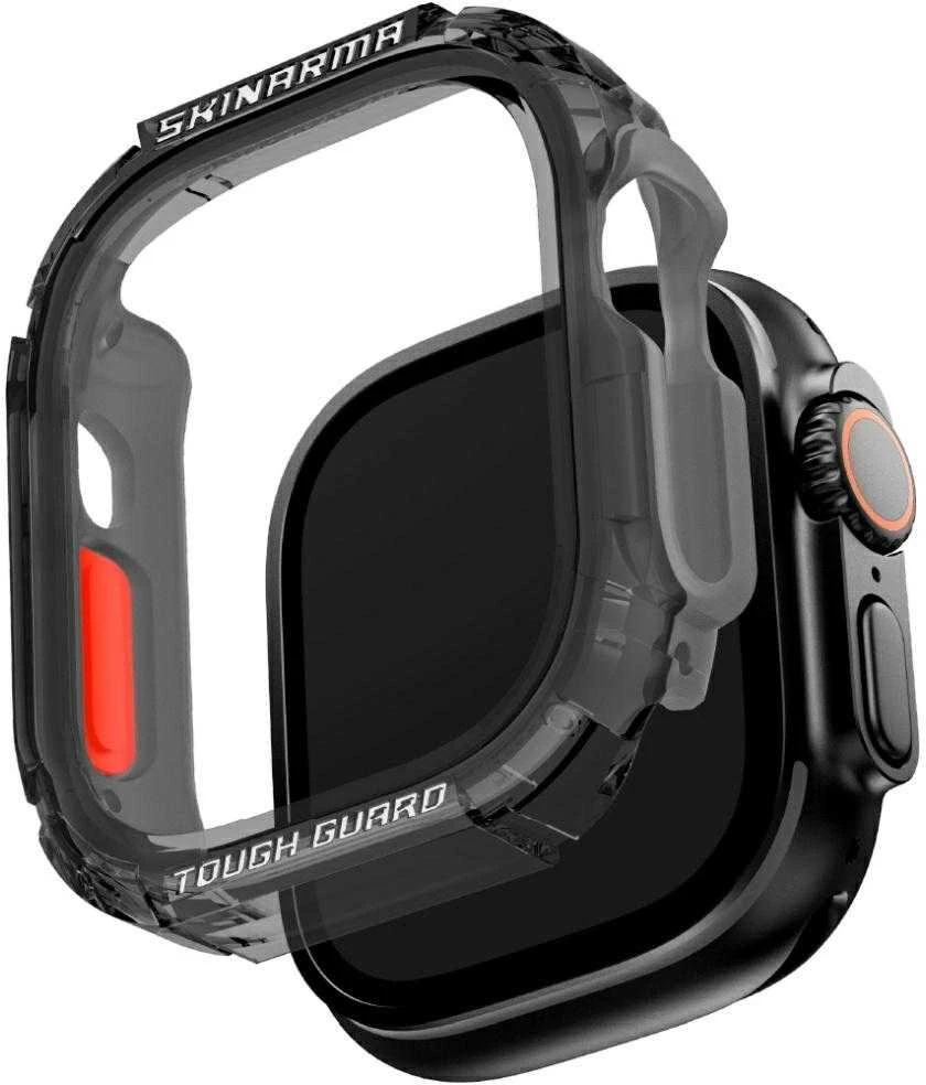 Dėklas Skinarma Atom skirtas Apple Watch 49mm smoke