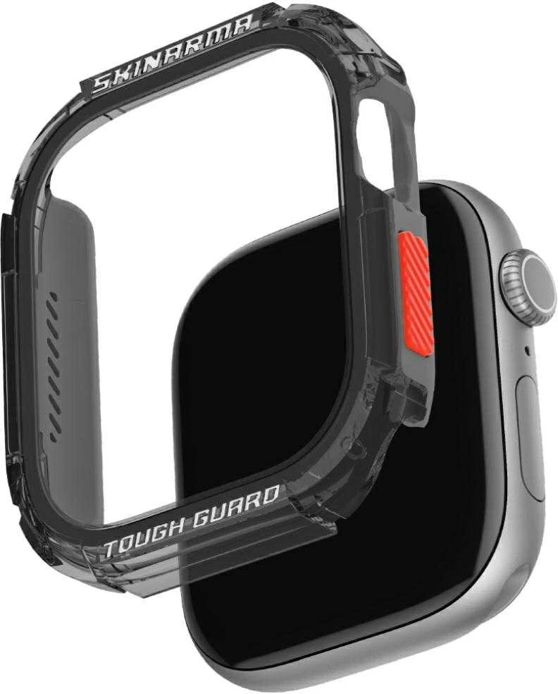 Dėklas Skinarma Atom skirtas Apple Watch 46mm smoke