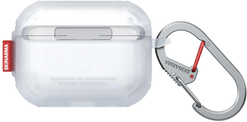 Dėklas Skinarma Mecha LE skirtas AirPods Pro 3 transparent