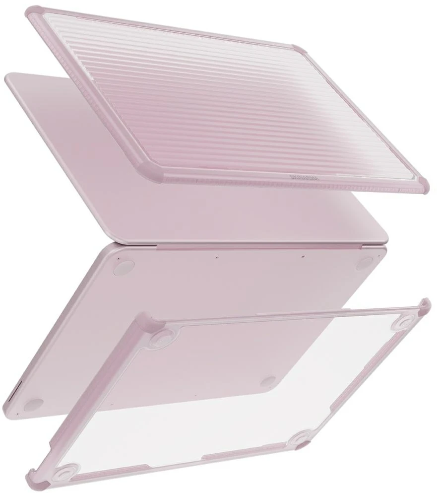 Apsauginis dėklas Skinarma Vibron, skirtas MacBook Neo 13″ pink