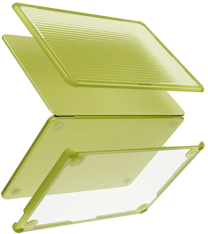 Apsauginis dėklas Skinarma Vibron, skirtas MacBook Neo 13″ yellow