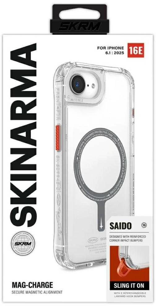 Dėklas Skinarma Saido MagSafe Apple iPhone 16e clear