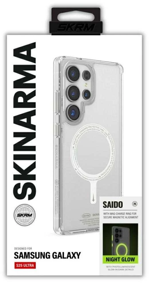 Dėklas Skinarma Saido MagSafe Samsung Galaxy S25 Ultra niteglow