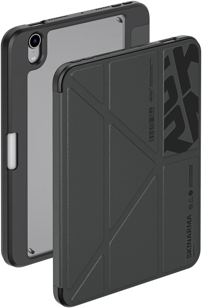 Dėklas Skinarma Spunk Pewter skirtas Apple iPad mini (A17 Pro) 2024 žalios spalvos