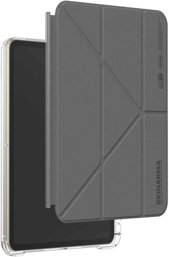 Dėklas Skinarma Zeta Apple iPad Air 11″ (M2/M3/5Gen/4Gen) pilkos spalvos