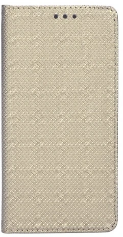 Dėklas Smart Magnet book Samsung Galaxy S21 Ultra aukso spalvos