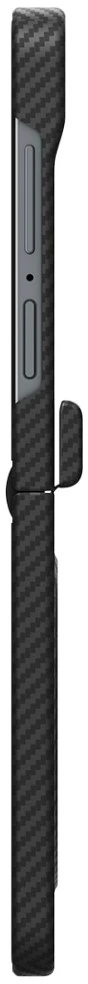 Dėklas Spigen Air Skin Aramid Mag MagSafe skirtas Samsung Galaxy Z Flip8 juodos spalvos