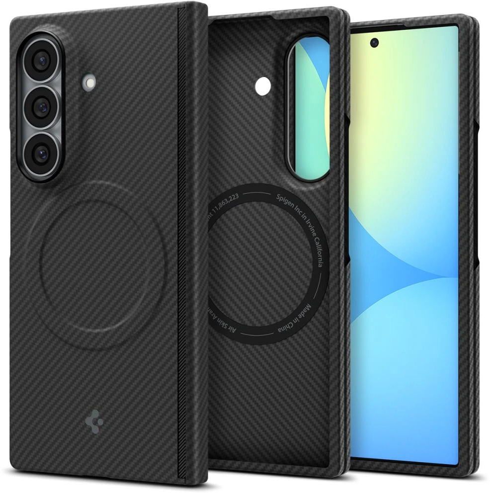 Dėklas SPIGEN AIRSKIN ARAMID MAGSAFE GALAXY Z FOLD 8 ULTRA Juodas