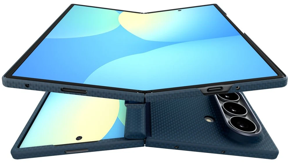 Dėklas Spigen AirSkin Aramid MagSafe Samsung Galaxy Z FOLD 8 ULTRA NAVY