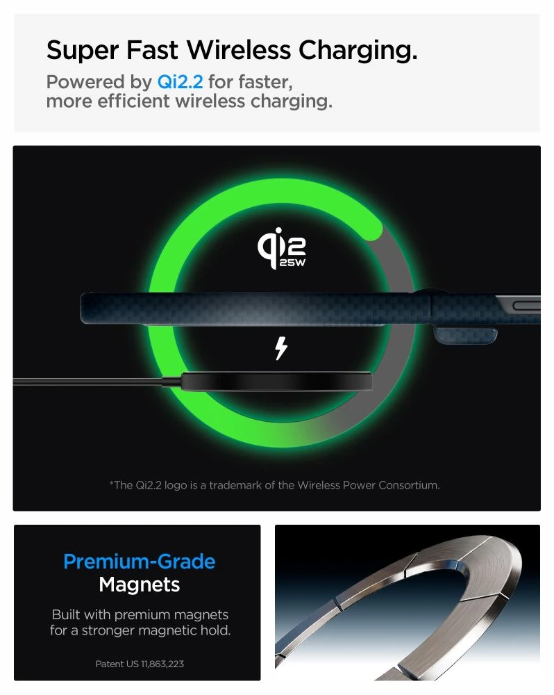 Dėklas Spigen AirSkin Aramid MagSafe Samsung Galaxy Z FLIP 8 NAVY