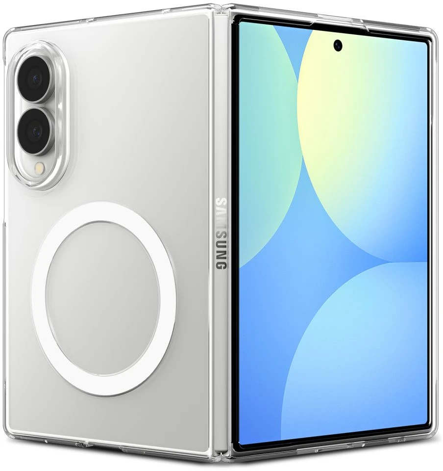 Dėklas SPIGEN AIRSKIN MAGSAFE GALAXY Z FOLD 8 SKAIDRUS/Baltas
