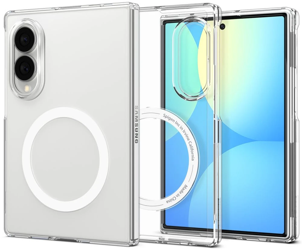 Dėklas SPIGEN AIRSKIN MAGSAFE GALAXY Z FOLD 8 SKAIDRUS/Baltas