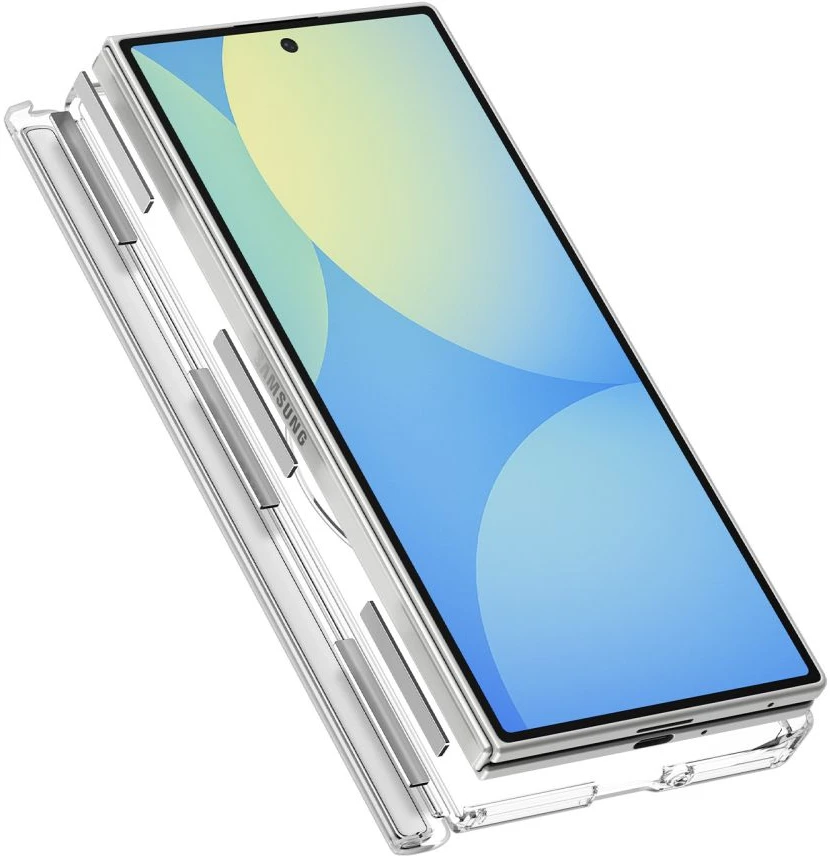 Dėklas SPIGEN AIRSKIN ZERO MAGSAFE GALAXY Z FOLD 8 YPAČ SKAIDRUS/Baltas