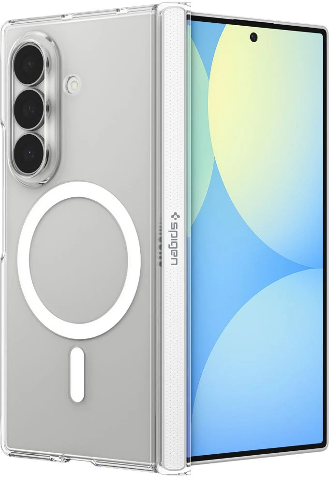 Dėklas SPIGEN AIRSKIN ZERO MAGSAFE GALAXY Z FOLD 8 YPAČ SKAIDRUS/Baltas