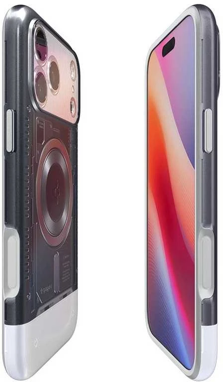 Dėklas Spigen Classic C1 MagSafe, grafito spalvos - iPhone 17 Pro Max