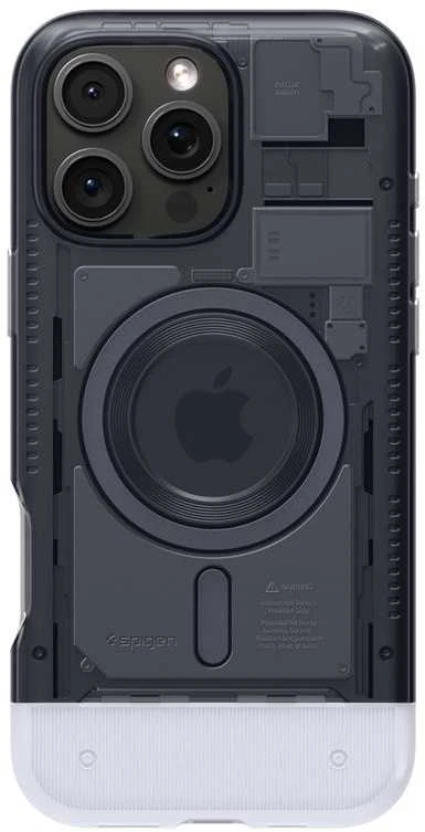Dėklas Spigen Classic C1 MagSafe, grafito spalvos - iPhone 16 Pro Max