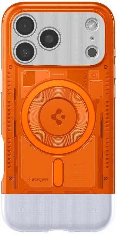 Dėklas Spigen Classic C1 MagSafe, tangerine - iPhone 17 Pro